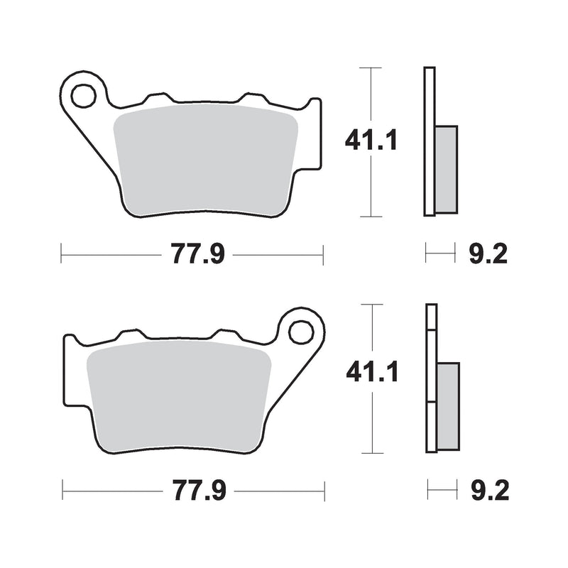 AP Racing Sinter Disc Pad Rear -