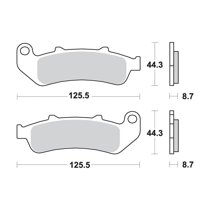 AP Racing Sinter Disc Pad Rear -