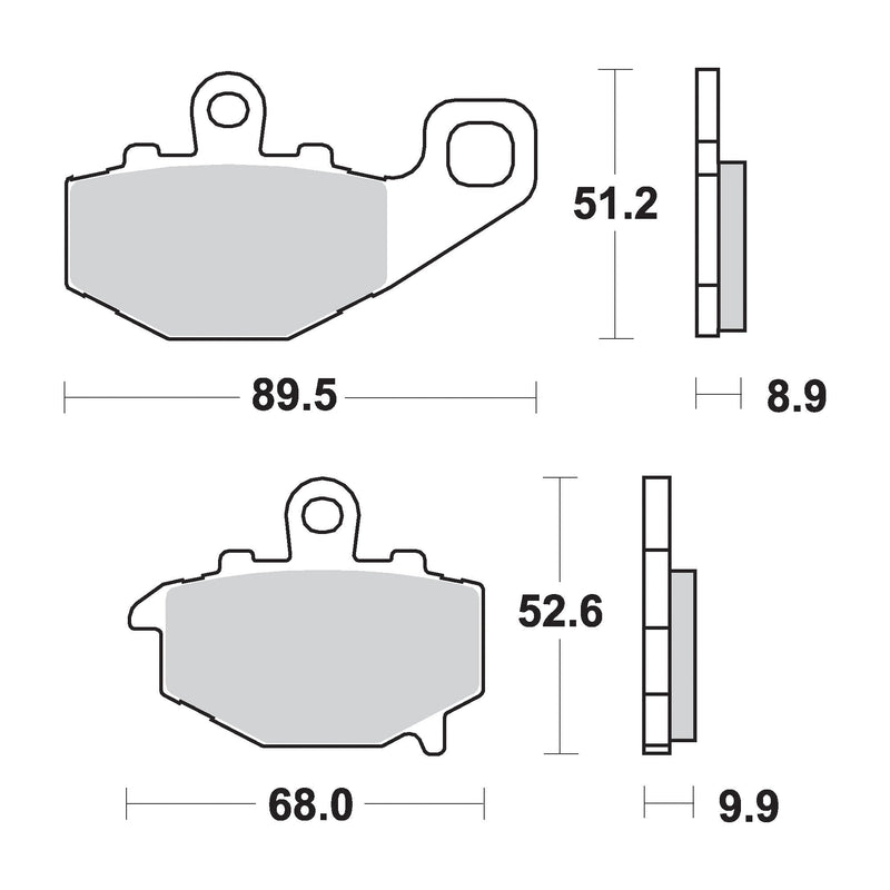 AP Racing Sinter Disc Pad Rear -