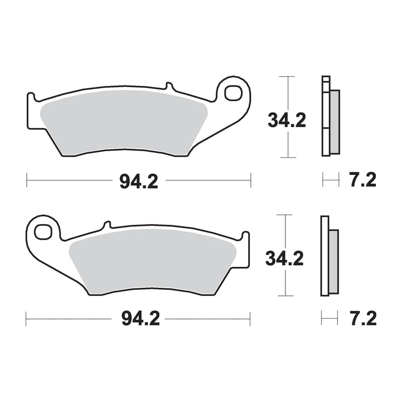 AP Racing Sinter Disc Pad Front -