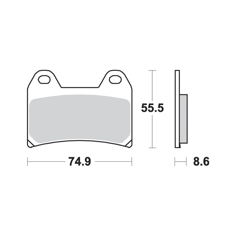 AP Racing Sinter Disc Pad Front -
