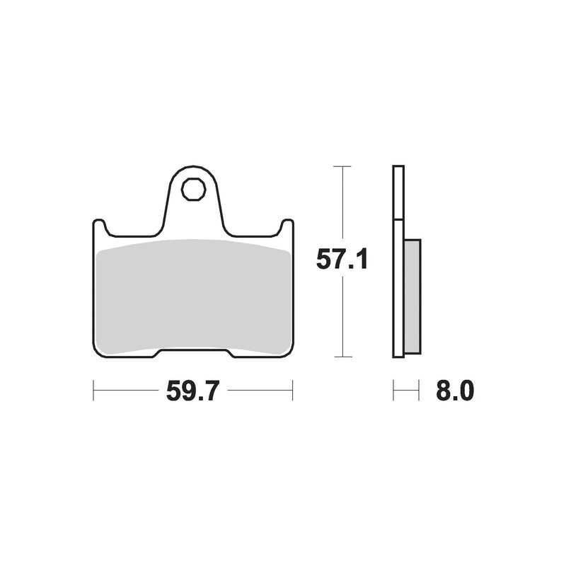AP Racing Sinter Disc Pad Rear -