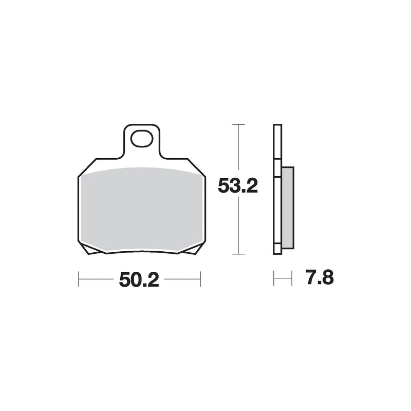 AP Racing Sinter Disc Pad Rear -