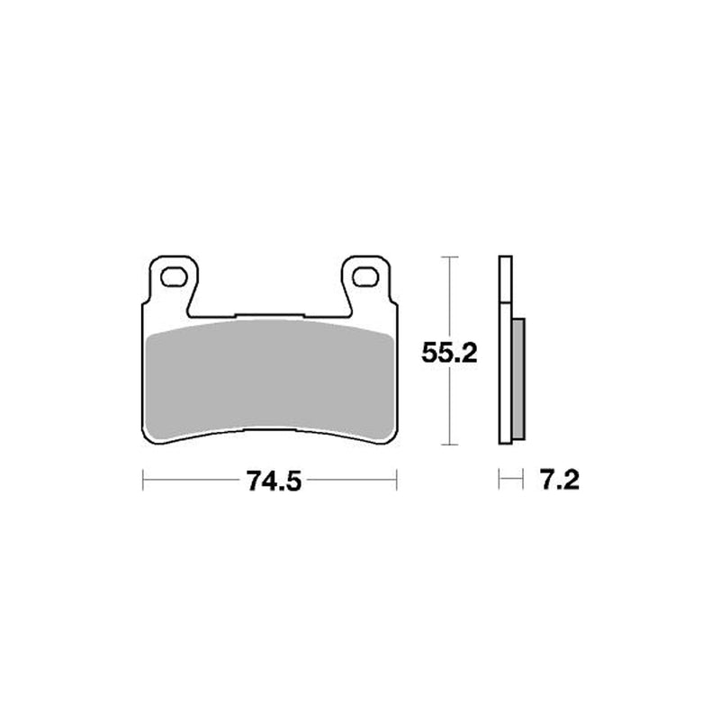 AP Racing Sinter Disc Pad Front -
