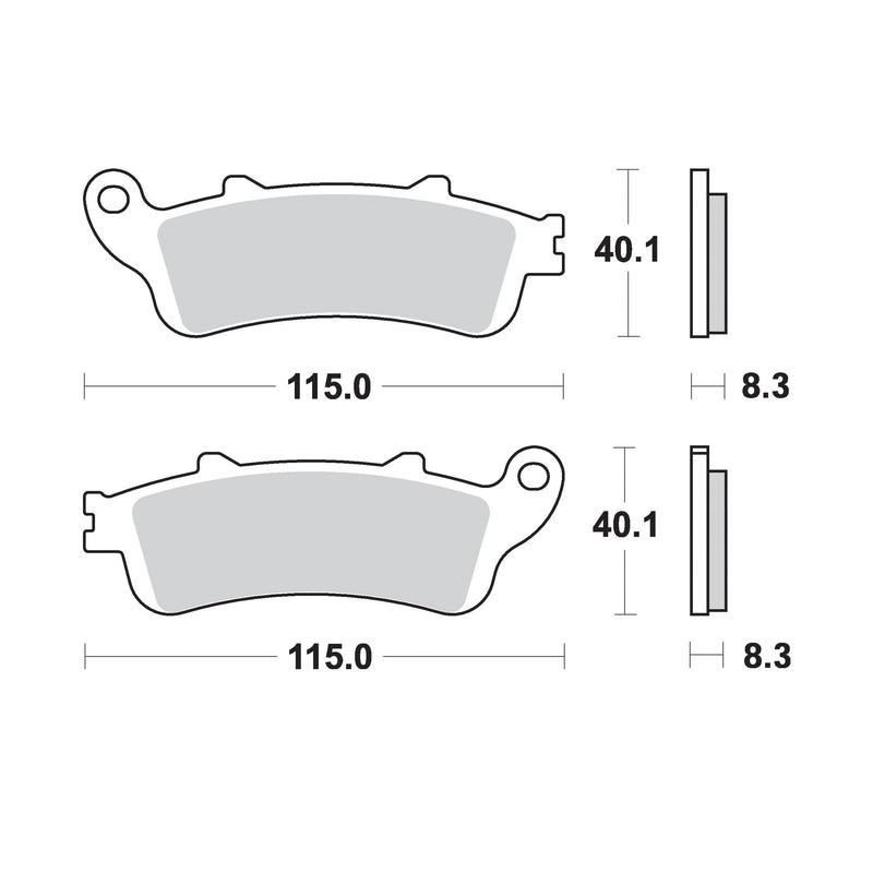 AP Racing Sinter Disc Pad Rear -