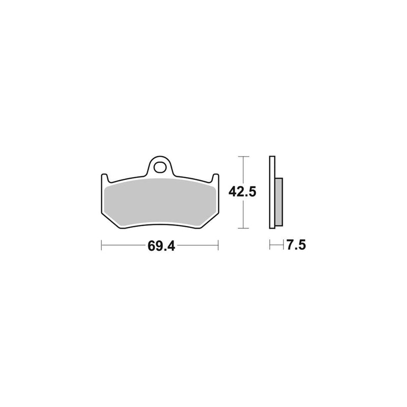 AP Racing Sinter Disc Pad Rear -