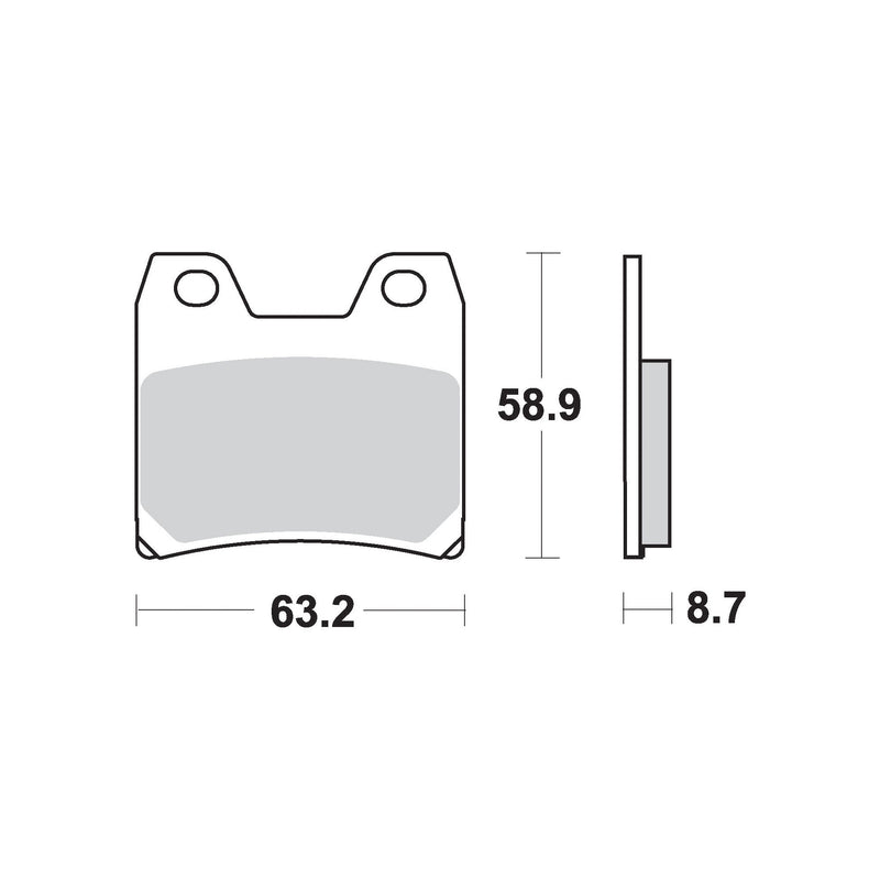 AP Racing Sinter Disc Pad Rear -