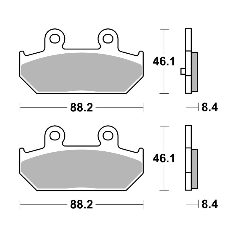 AP Racing Sinter Disc Pad Rear -