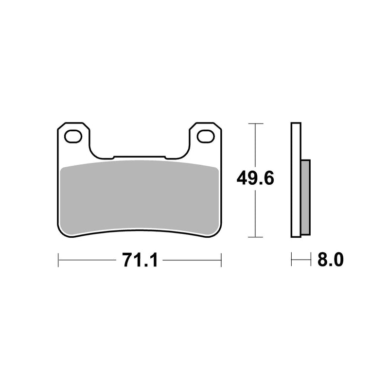 AP Racing Sinter Disc Pad Front -
