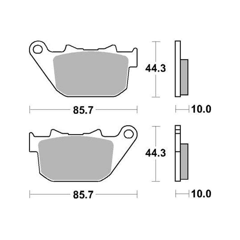 AP Racing Sinter Disc Pad Rear -
