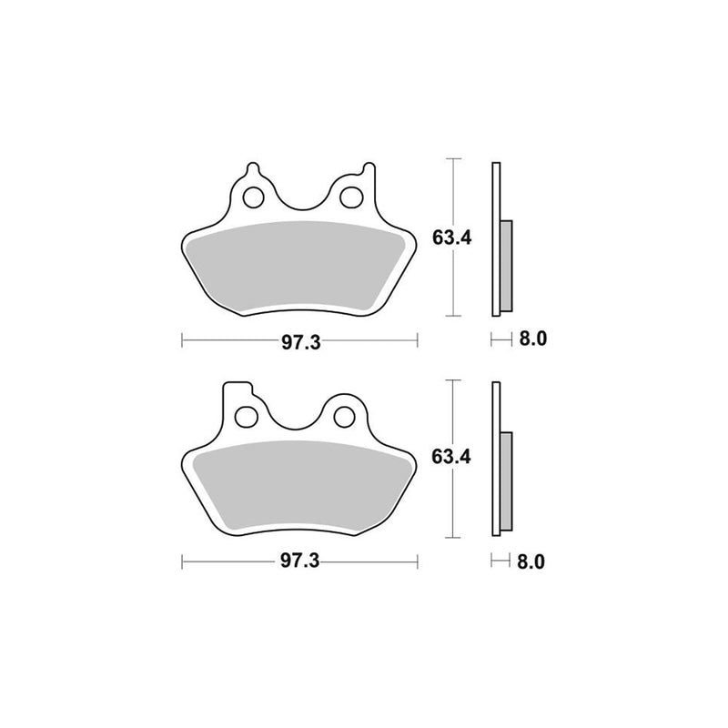 AP Racing Sinter Disc Pad Rear -