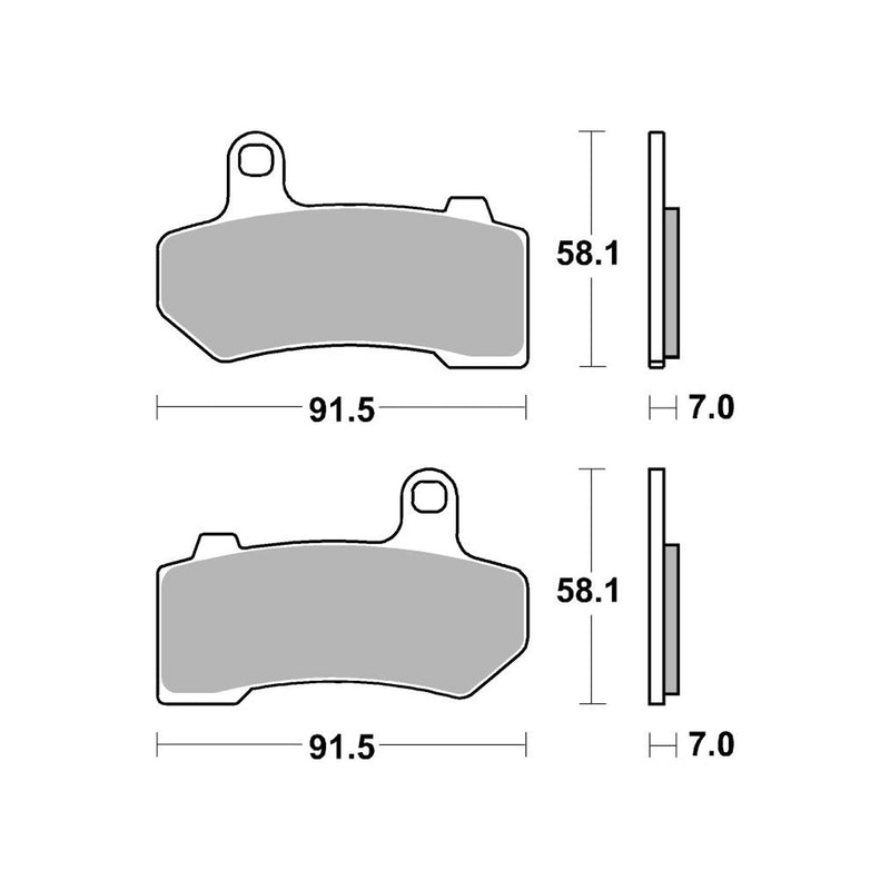 AP Racing Sinter Disc Pad Front -