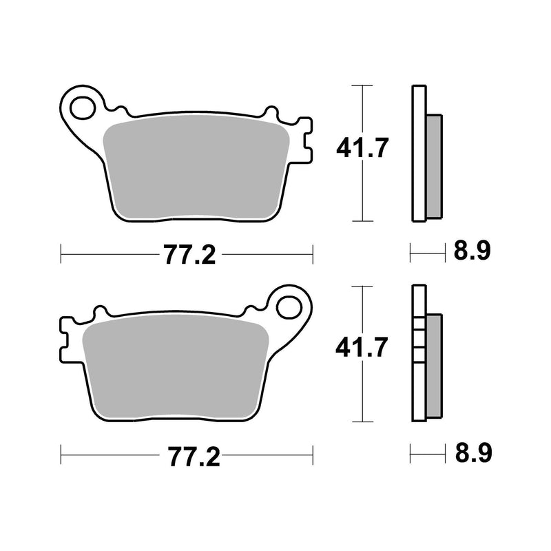 AP Racing Sinter Disc Pad Rear -