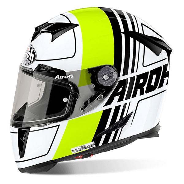 Airoh GP 500 Full Face Helmet - Scrape Yellow Gloss