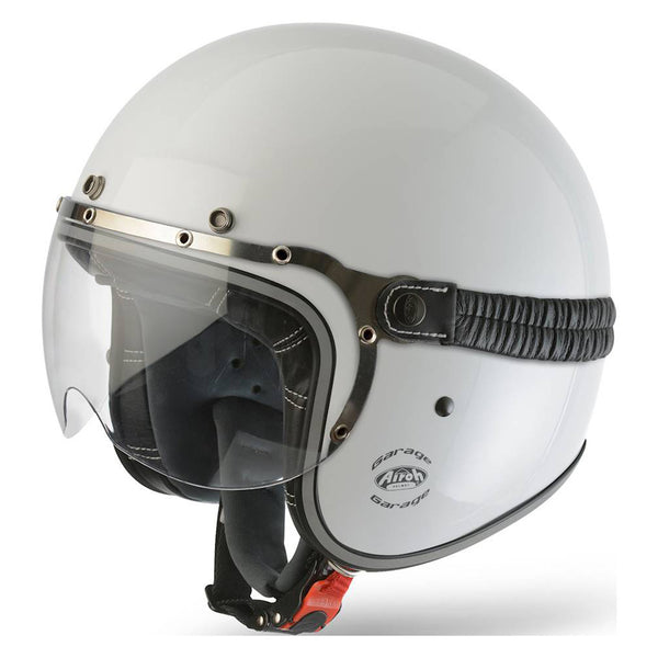 Airoh Helmet Garage Jet - Colour White Gloss