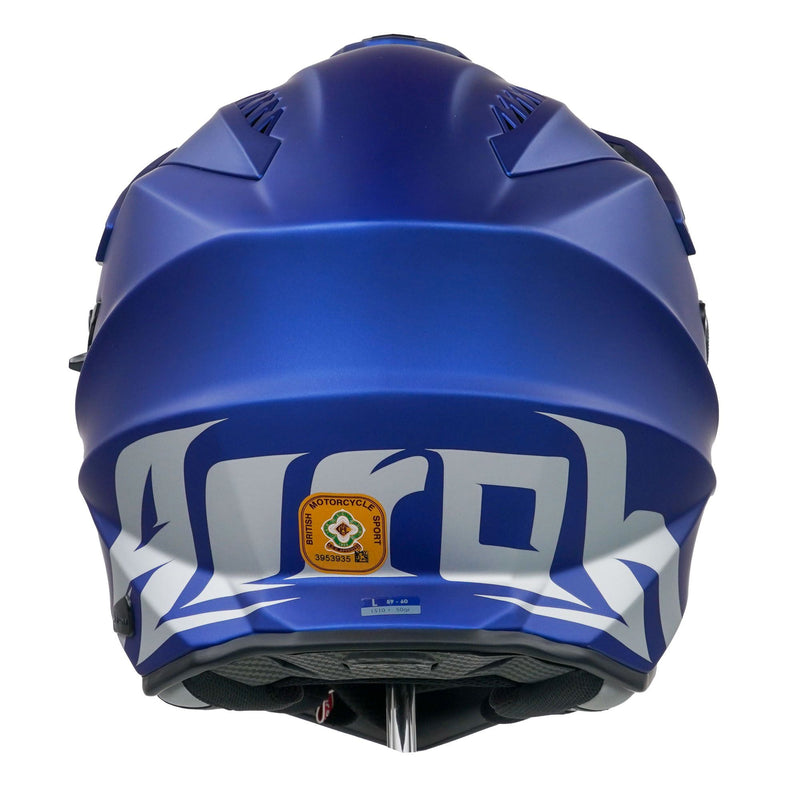 Airoh Commander Adventure Helmet - Blue Matt