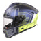 Airoh Spark Flow Helmet - Fluro Yellow / Blue Circuit Matt