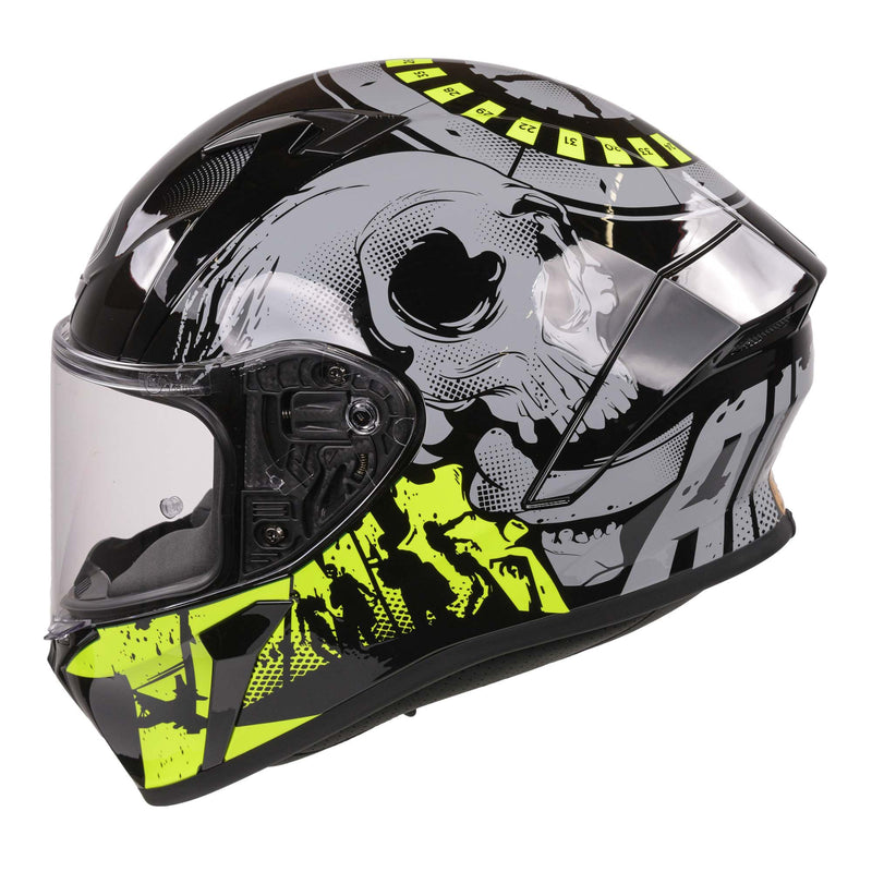 Airoh Valor Full Face Helmet - Akuna Yellow Gloss