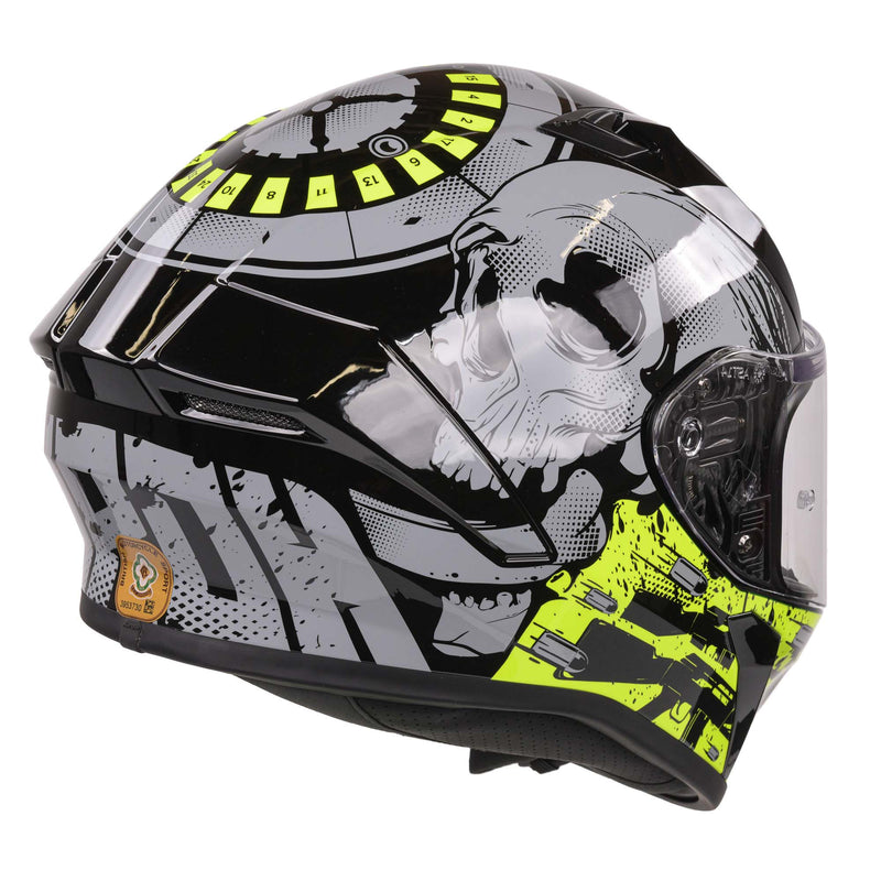 Airoh Valor Full Face Helmet - Akuna Yellow Gloss