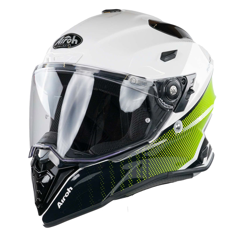 Airoh Commander Adventure Helmet - Progress Lime Gloss – Biker