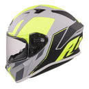 Airoh Valor Full Face Helmet - Matt Wings Fluro Yellow