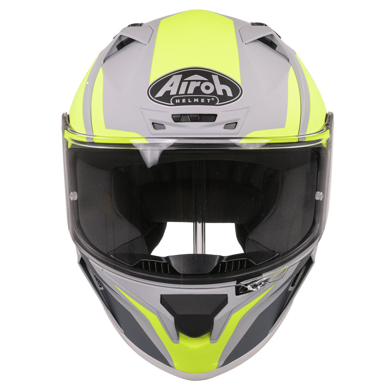 Airoh Valor Full Face Helmet - Matt Wings Fluro Yellow – Biker Parts Direct  Ltd