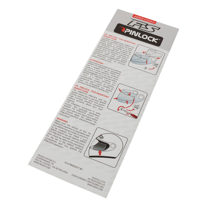 FS Pinlock Anti-Fog System - Airoh GP500