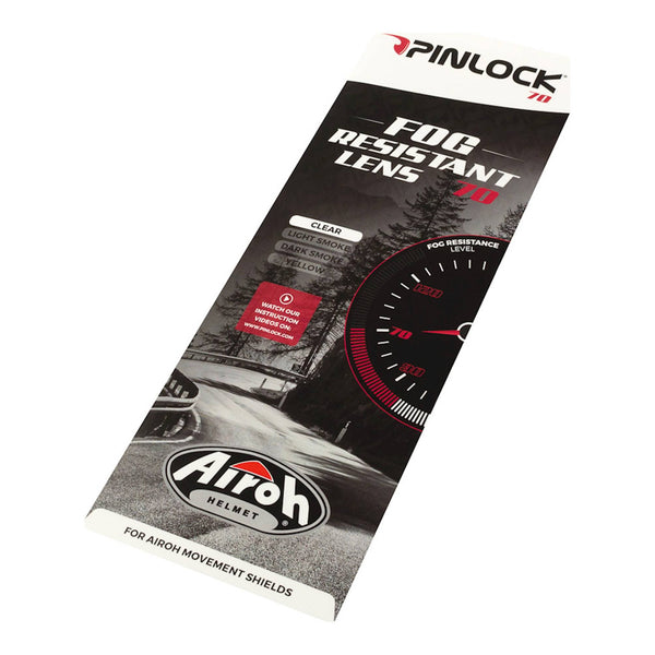 Pinlock Original 70 Fog Resistant Lens - Airoh Storm / Movement
