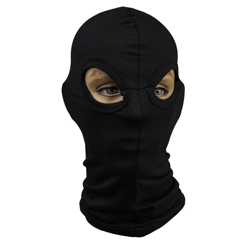 Bike It Double Eye Hole Black Balaclava