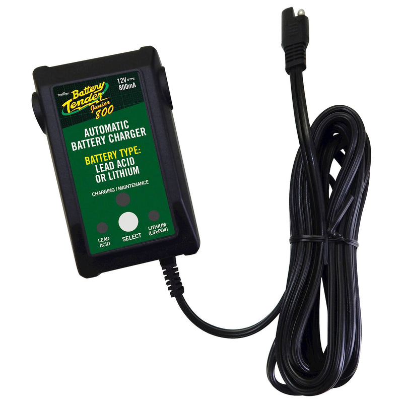 Battery Tender Junior 800mA 12V Wallplug Lead Acid & Lithium Battery Charger