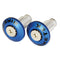 Bike It Blue 13mm & 18mm Bar Ends With Carbon Fibre Insert