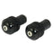 Bike It Black 13mm Round Bar End Weights