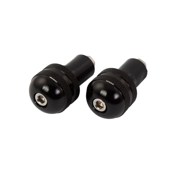 Bike It Black 18mm Round Bar End Weights