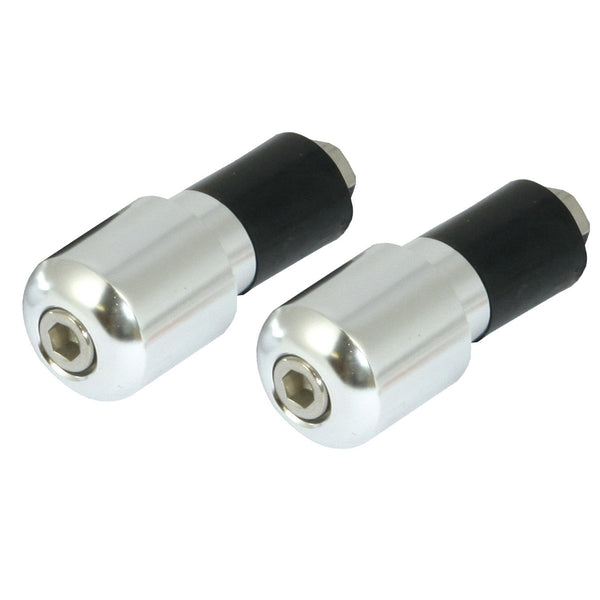 Bike It Chrome 13mm Slim Bar End Weights