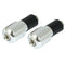 Bike It Chrome 13mm Slim Bar End Weights