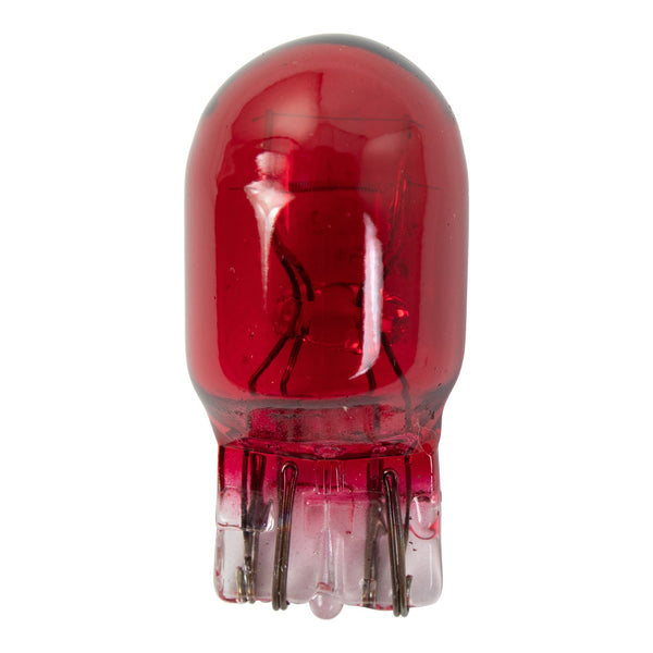 Bike It Red Tint Rear Light Bulb For Honda 12V 21/5W T20 Wedge 5471A