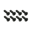 Bike It Screen Bolts Black 8 Piece Pack