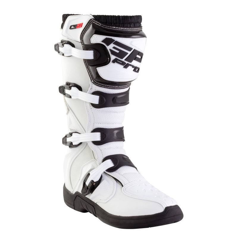 GP PRO MX ENDURO COMP SERIES 2.1 MOLDED SOLE ADULT BOOTS WHITE