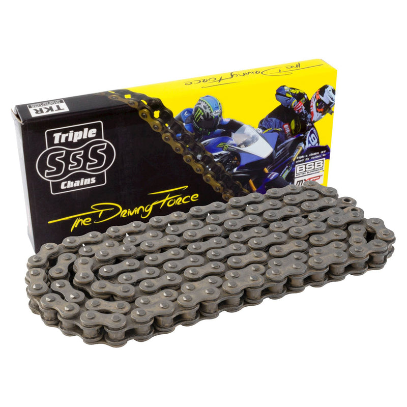 Motorcycle O-Ring Chain Black 428-132 Link