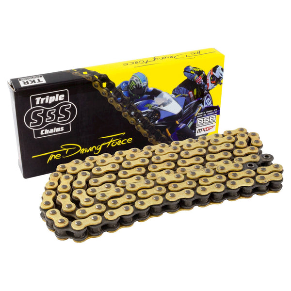 Motorcycle O-Ring Chain Gold 520-98 Link Csk Only Ducati