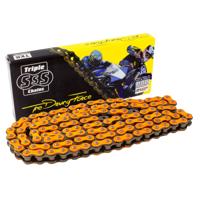 Triple-S Std Chain 420-124 Link Orange Colour