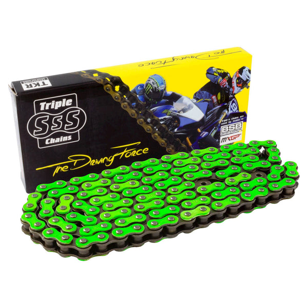 Triple-S Std Chain 420-130 Link Green Colour