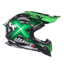 Just1 J12 Carbon Adults MX Helmet Mister X Carbon Green