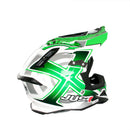 Just1 J12 Mister X Carbon Adults MX Helmet Green