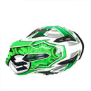 Just1 J12 Mister X Carbon Adults MX Helmet Green