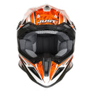 Just1 J12 Mister X Carbon Adults MX Helmet Orange