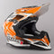 Just1 J12 Mister X Carbon Adults MX Helmet Orange