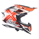 Just1 J12 Carbon Adults MX Helmet Mister X Red