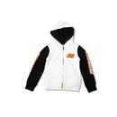 Pedrosa 26 White Kids Zip Fleece Hoodie