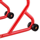 BikeTek Rear Paddock Stand and Front Headlift Stand Set - Red